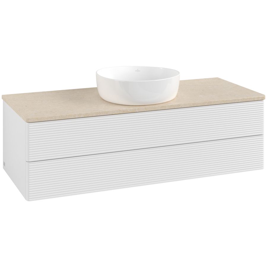 Wastafelonderkast Antao 1200x360x500mm G.White.L L21113GF