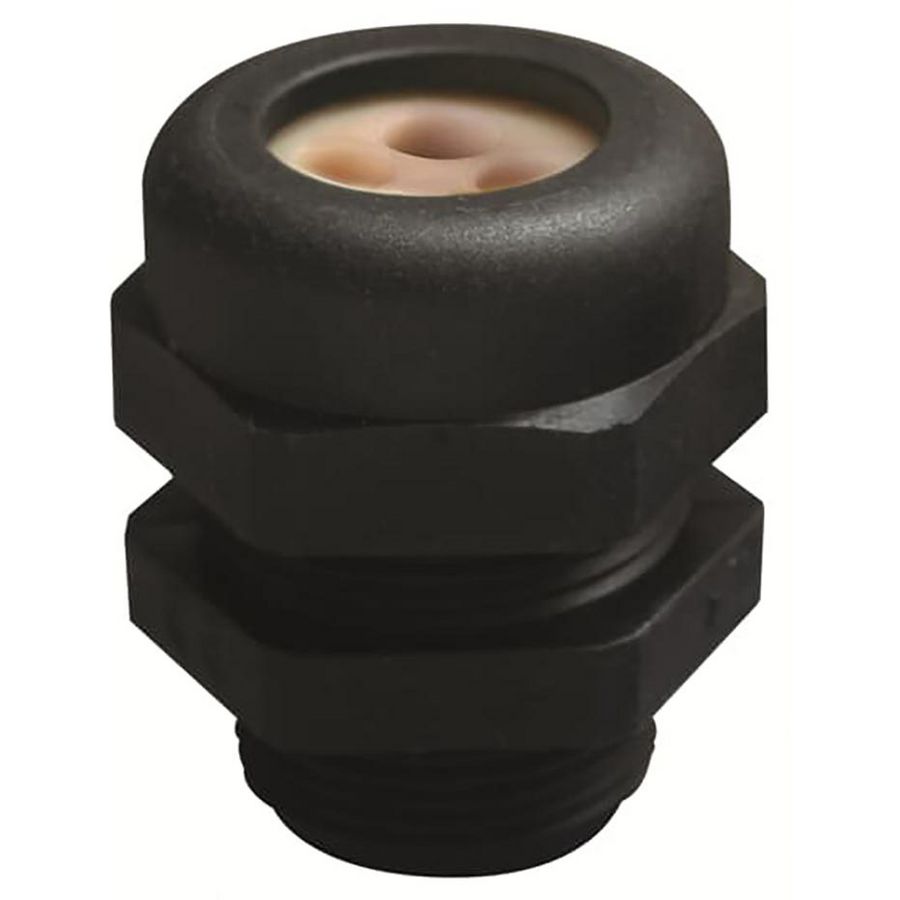 Wartel+meerdere gaten poly 6+25 glasvezel M32 Num VVE=10