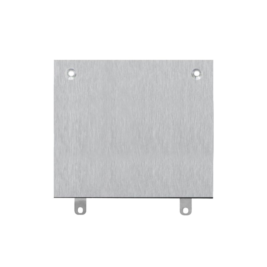 Switch RVS afdek module voor panelen met 1 rij knoppen
