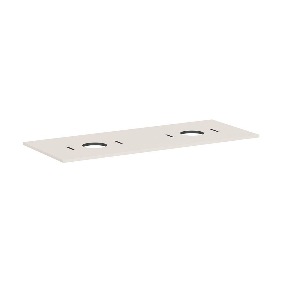 Console Xilesa E 1375/550 2 uitsparingen waskom z. kraangat SMB