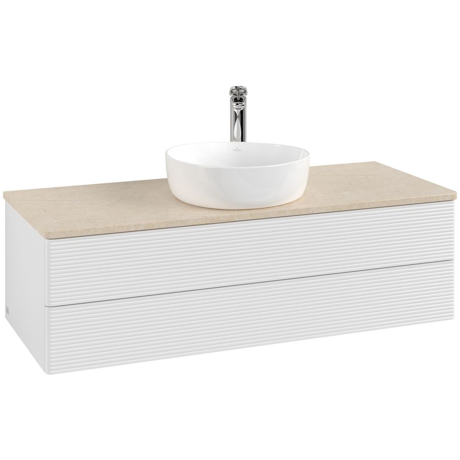 Wastafelonderkast Antao 1200x360x500mm G.White.L L21153GF