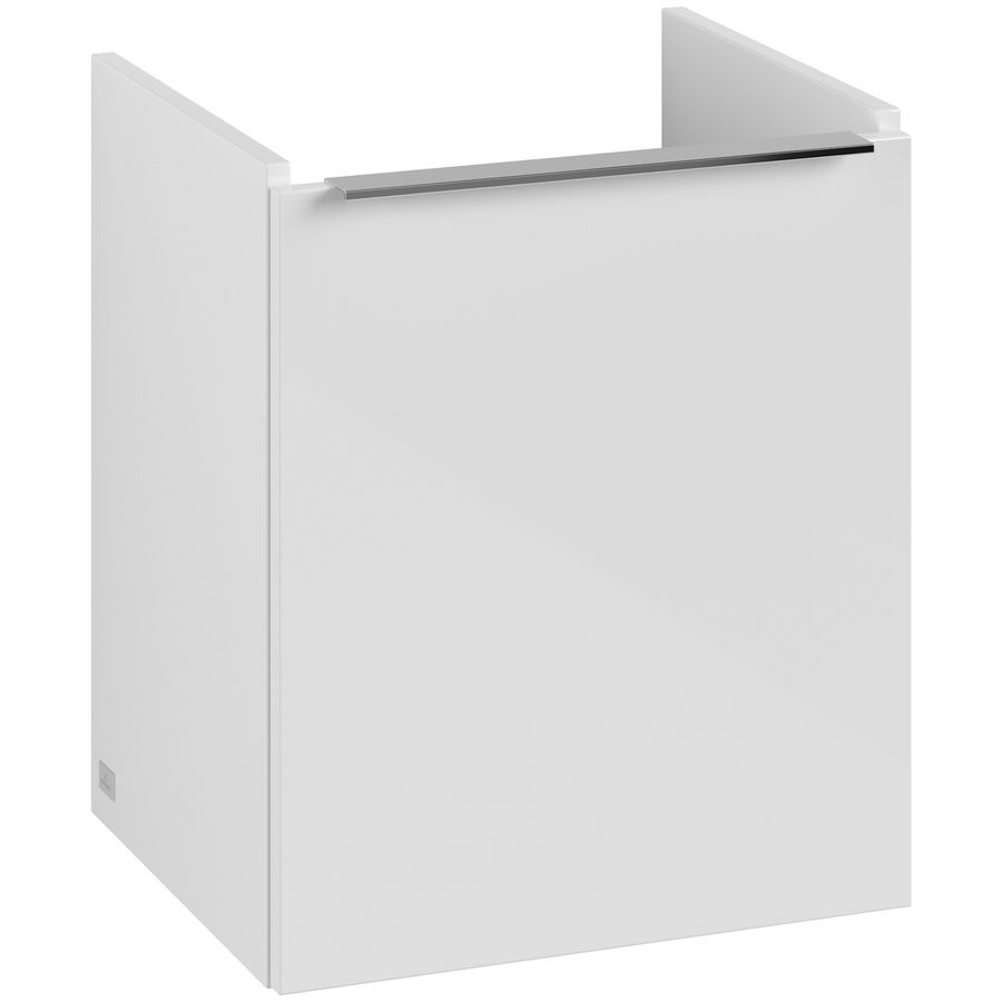 Wastafelonderkastkast ARCHITECTURA 400x470x345mm White greep alu. glans