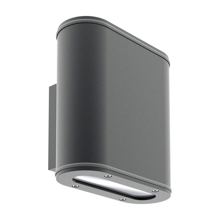 LED-Wandarmatuur 3000K 27W dimbaar 1-10V asymm. gemiddelde O
