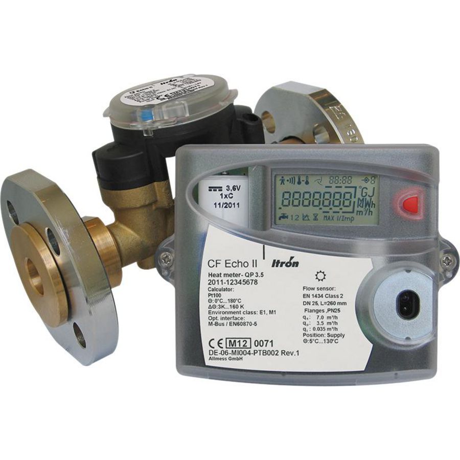 Warmte/koudemeter CFE Qn 6 260mm DN32 1.1/2" bt.
