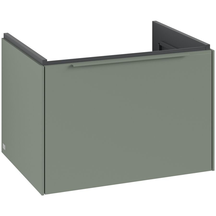Wastafelonderkastkast SUBWAY 3.0 622x429x478mm Soft Green C57502AF greep monochroom