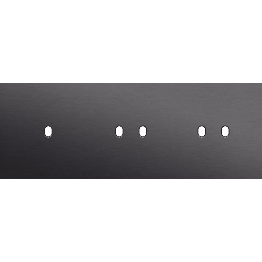 Afdekplaat 3-voud horiz. 71mm centerafst. 224-57703