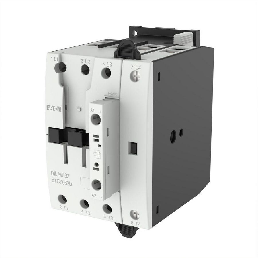 Magneetschakelaar DILMP63(RDC24) (24-27VDC) 63A AC1 4-polig 0m 0v
