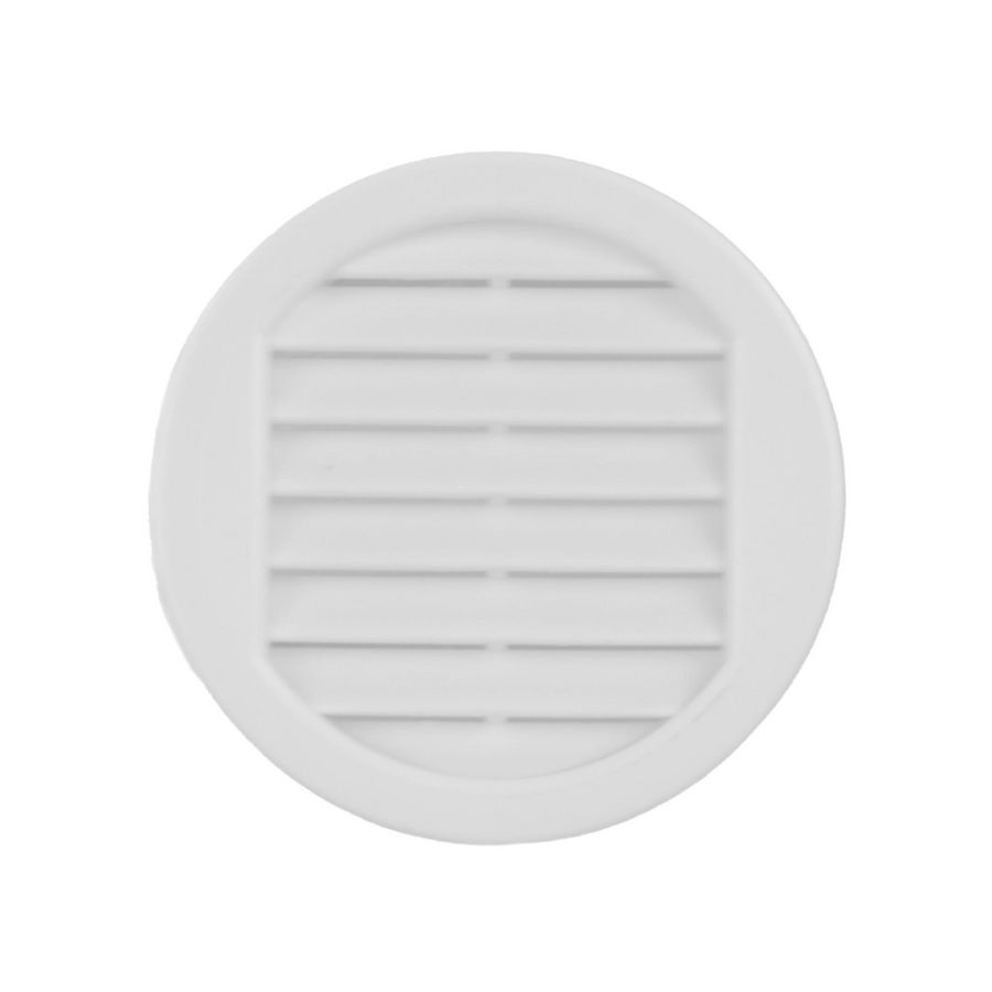 Ventilatierooster kunststof Ø43mm wit