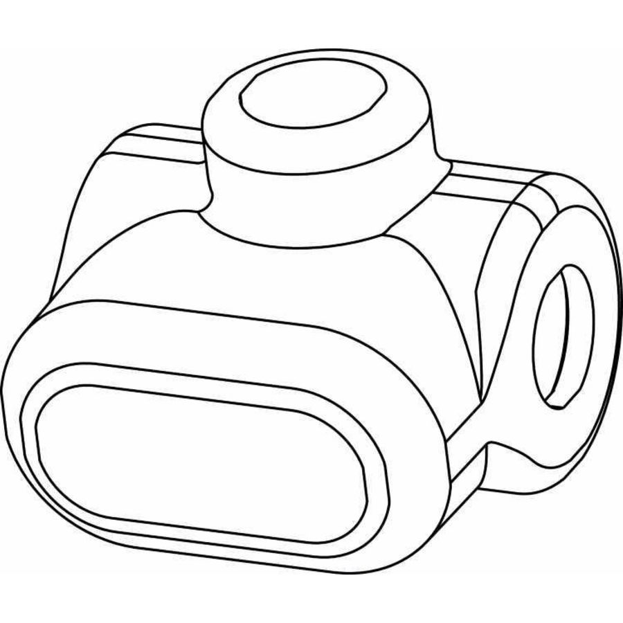 Warmte isolatieschaal DN25 Globo met aftapfunctie .