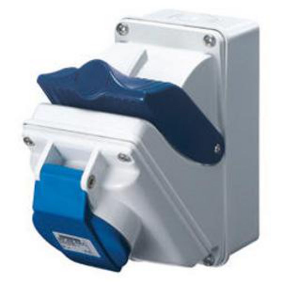 COMBIBLOC-MET BODEM-IP44-2P+A 16A 230V 6H