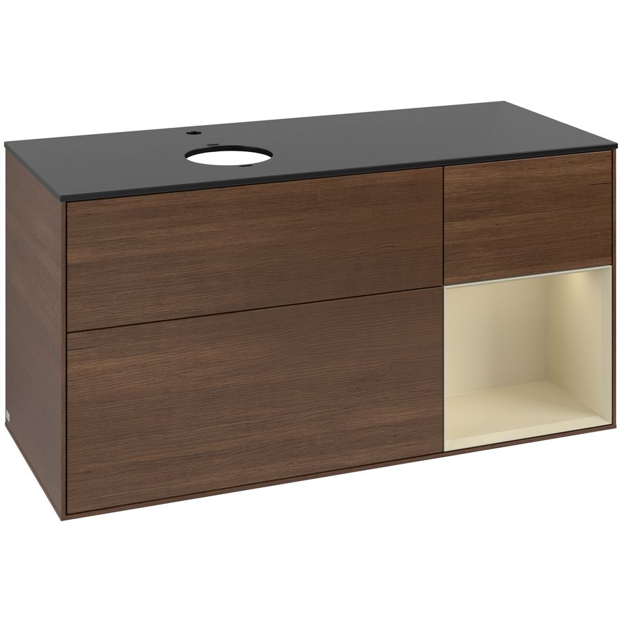 Wastafelonderkast Finion 1200x603x501mm W.Veneer G812HJGN