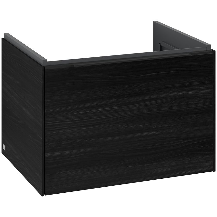 Wastafelonderkastkast SUBWAY 3.0 622x429x478mm Black Oak C57501AB greep Volcano Black