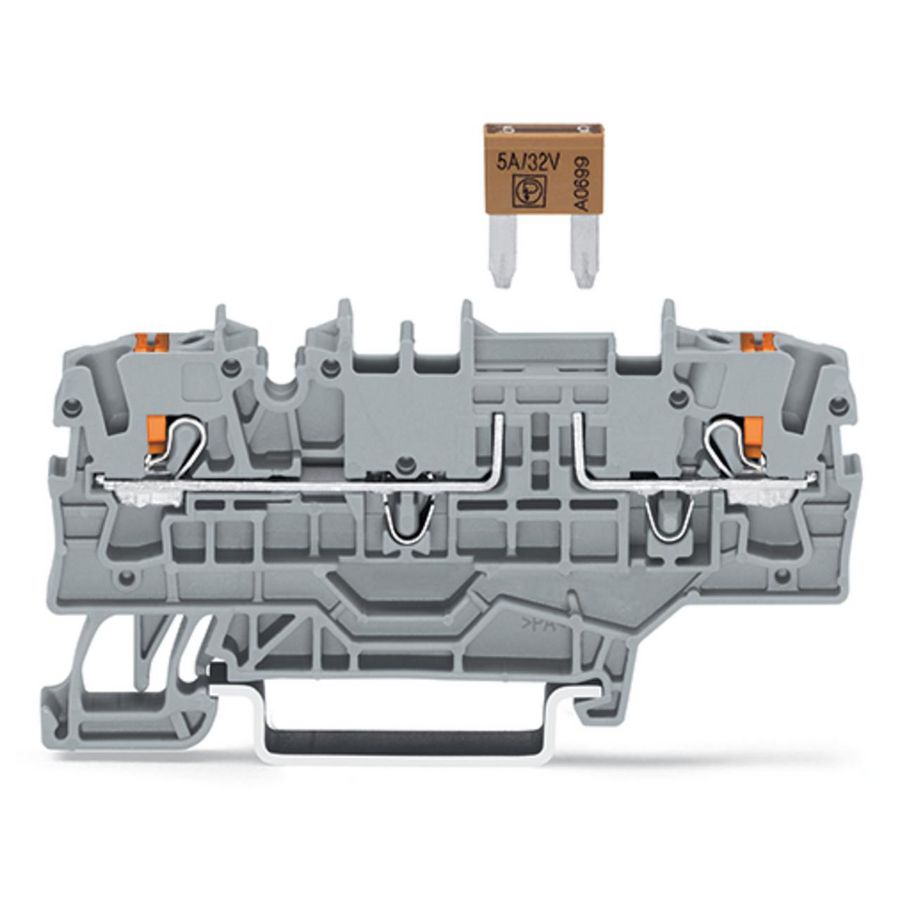2-draads zekeringsklem platte mini autozek. 2202-1981 VVE=50