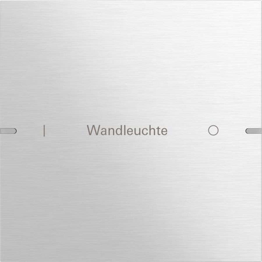 Wippenset 1-voudig indiv. tastsens.4.95 aluminium(geanod.)