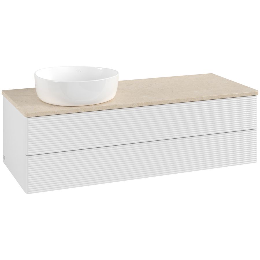 Wastafelonderkast Antao 1200x360x500mm G.White.L L22113GF