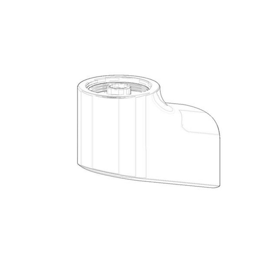 Houder voor verlichting 46x67x80mm chr
