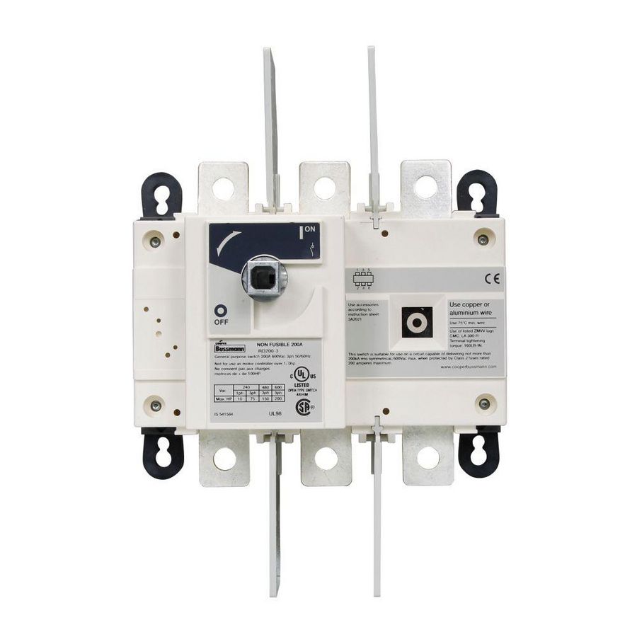Lastscheider Switch 100A Non-F 3P UL98