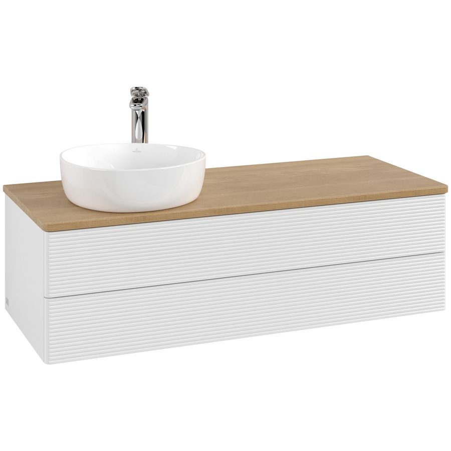 Wastafelonderkast Antao 1200x360x500mm G.White.L L22151GF