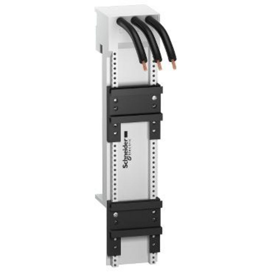 Montageplaat LA9Z 3P 63A 54x260x63mm Acc.GV3P+LC1D40-6