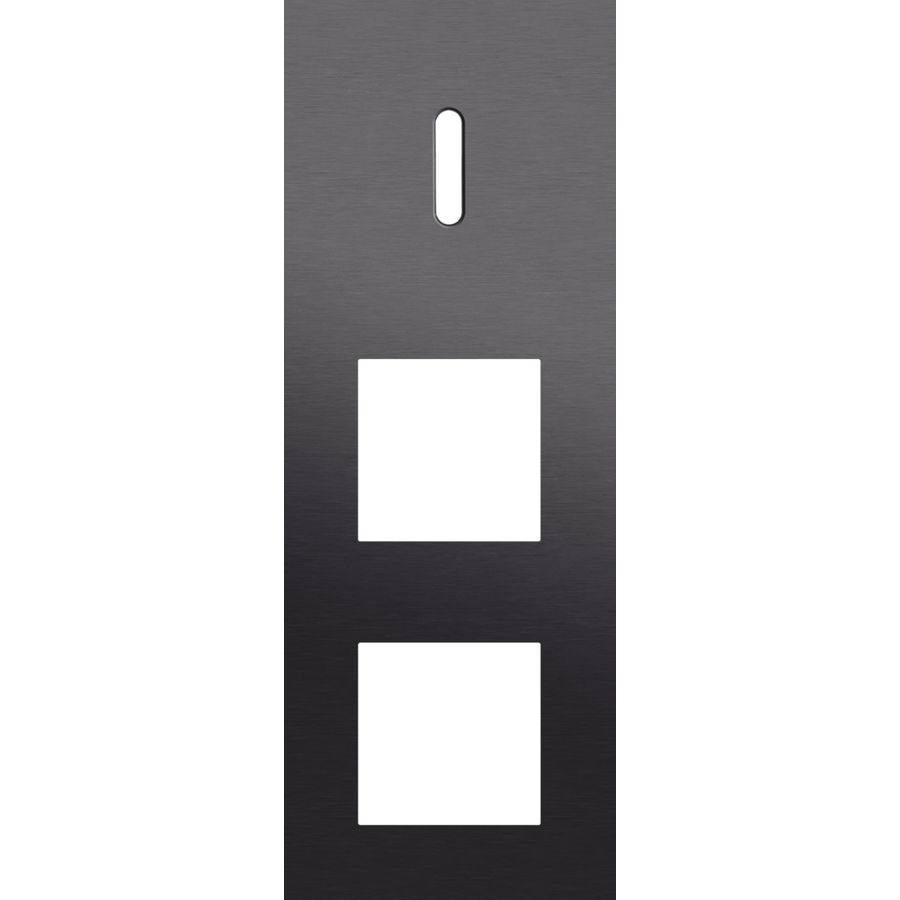 Afdekplaat 3-voud vertic. 71mm centerafst 224-56955