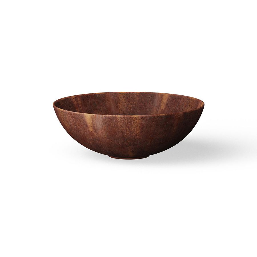 Opzetwaskom CERAMIC RAW Ø400mm kleur Rust