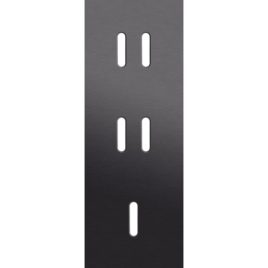 Afdekplaat 3-voud vertic. 71mm centerafst 224-56954