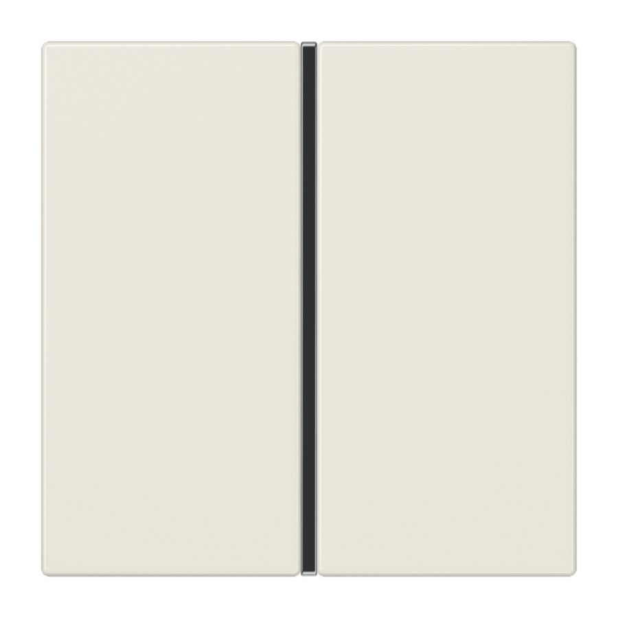 Tastafdekking 1-voudig compleet LS wit KNX