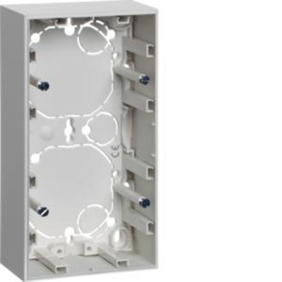 Renovatiebehuizing 2-v hoge uitvoering berker S.1 polarwit