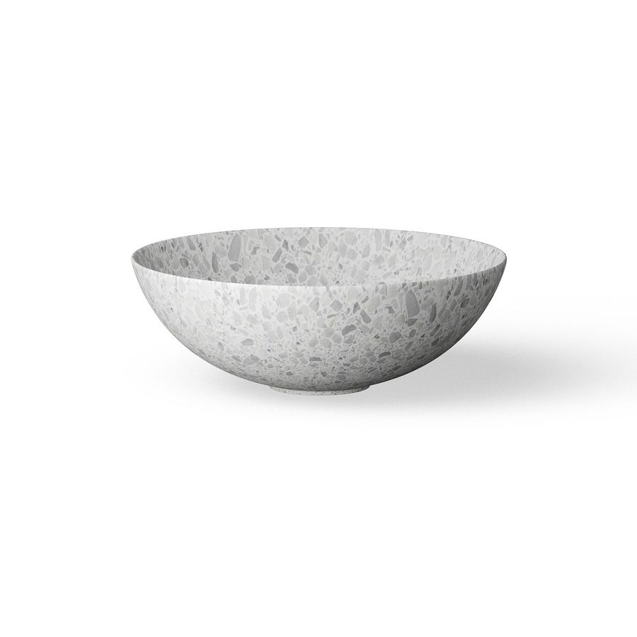 Opzetwaskom CERAMIC TERRAZZO Ø400mm beige