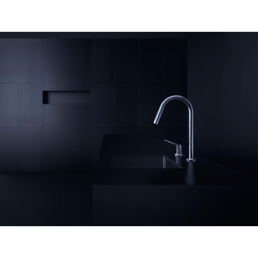AXOR Citterio M 2-gats keukenmengkraan+uittrekbare uitl chroom