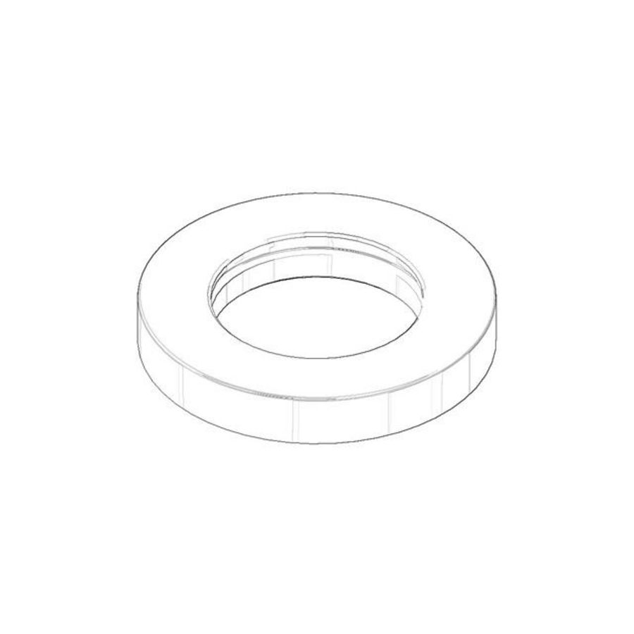 Rozet 59x35x9mm Mat Wit