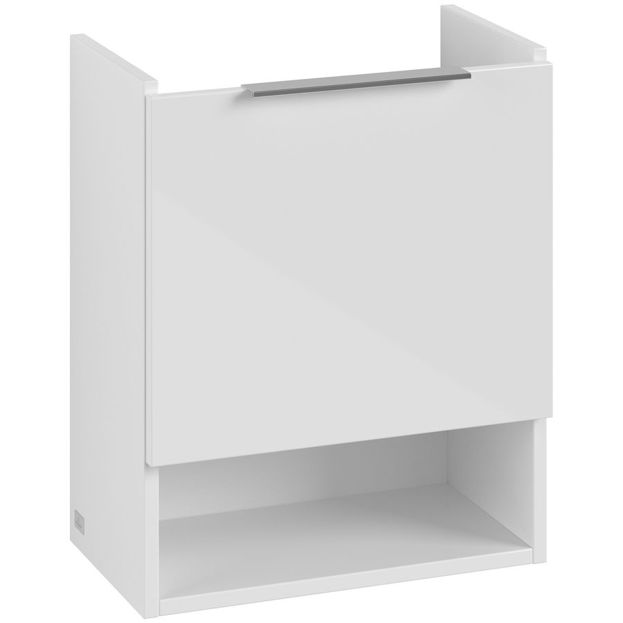 Wastafelonderkastkast ARCHITECTURA 430x520x255mm White B88400VS greep alu. glans