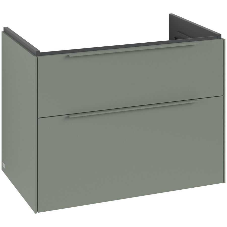 Wastafelonderkastkast SUBWAY 3.0 772x576x478mm Soft Green C574L2AF greep monochroom