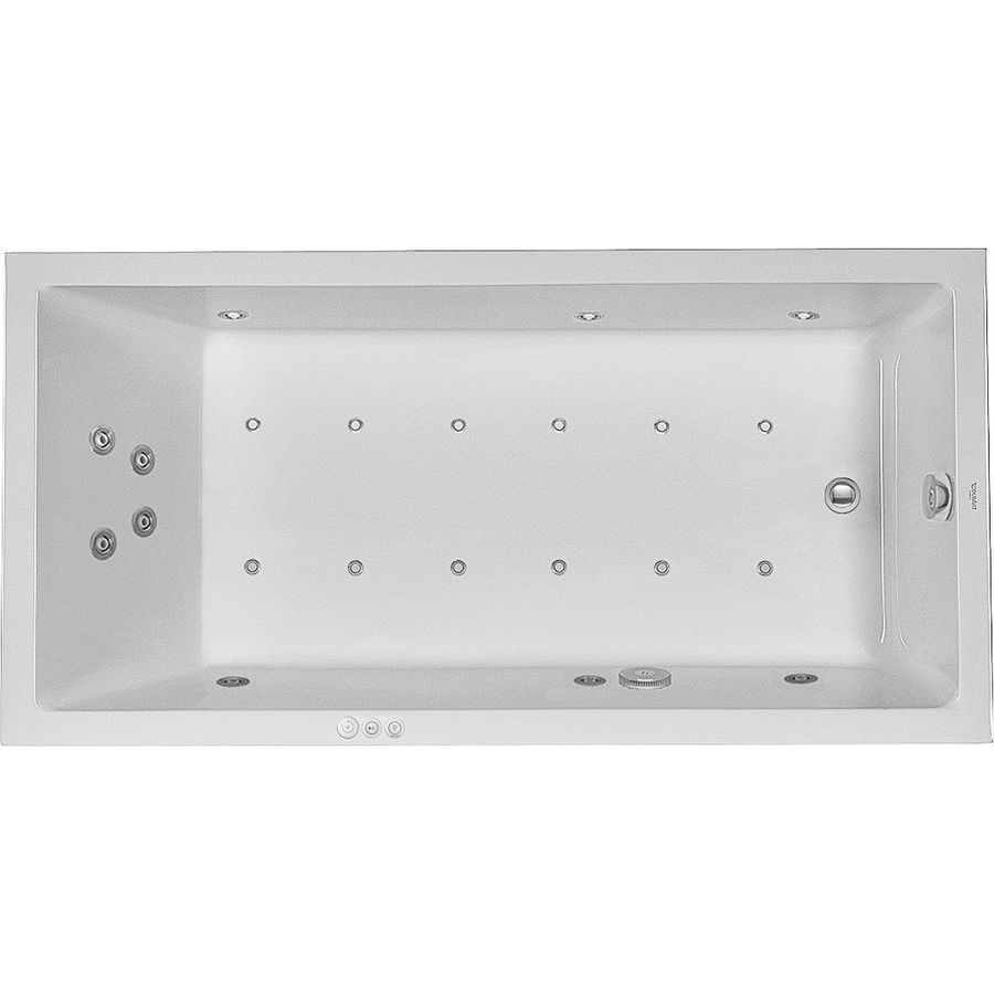 Whirlbad Starck 1800x900mm wit inbouw 1 rugsteun Combi P