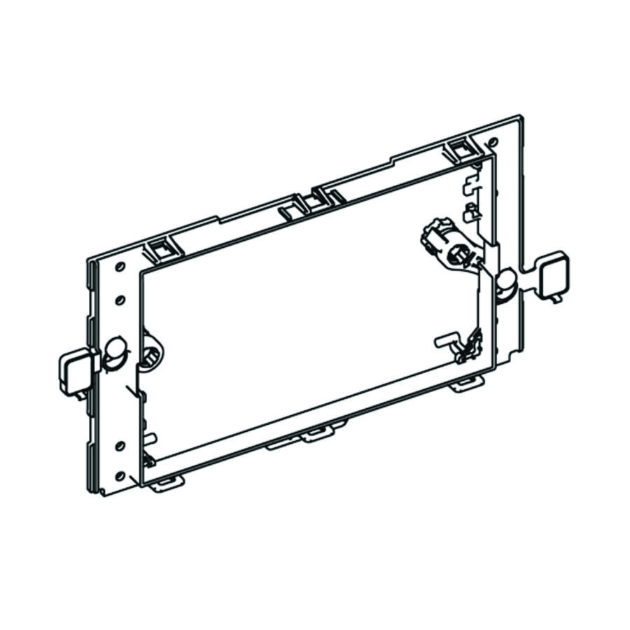 Basisframe voor bedieningspaneel spoelreservoir MONTUS 8cm