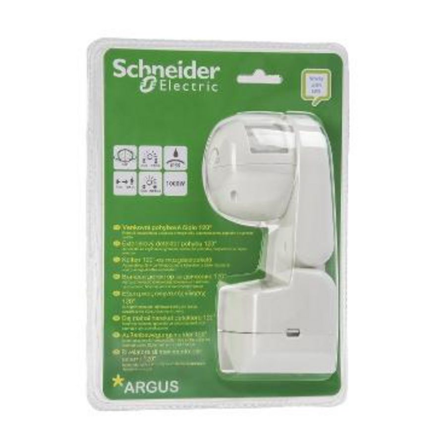 Bewegingsmelder inb. ARGUS standard outdoor 120° Polarwit