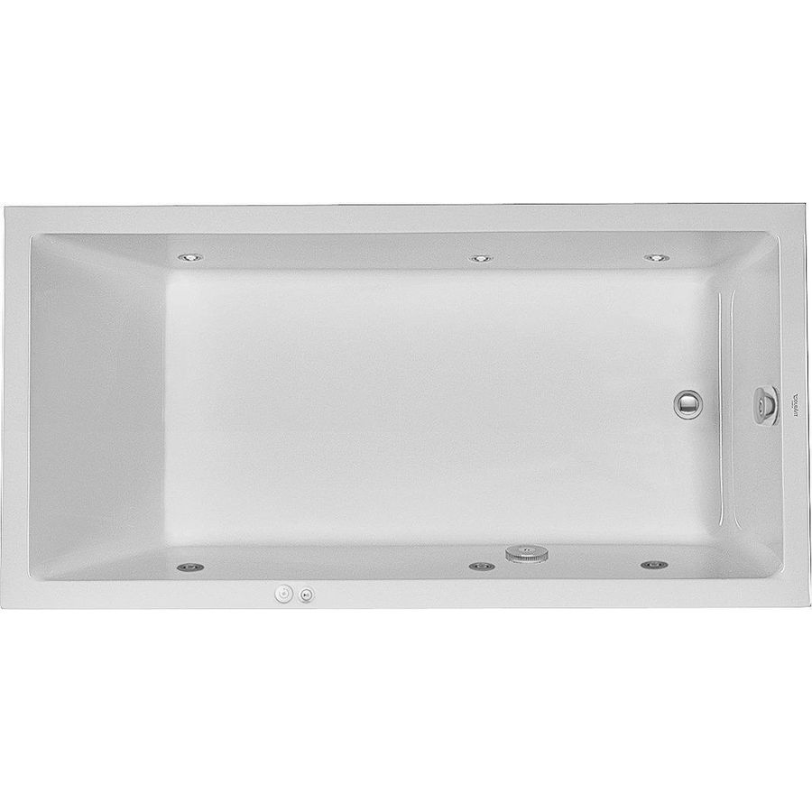 Whirlbad Starck 1800x900mm wit inbouw 1 rugsteun Jet systeem