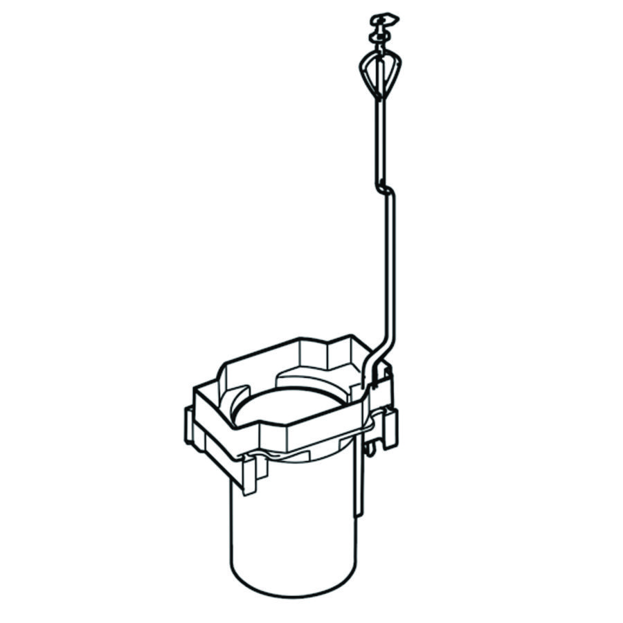 Onderdeel houder klok mechanisme MONTUS spoelreservoir 8cm
