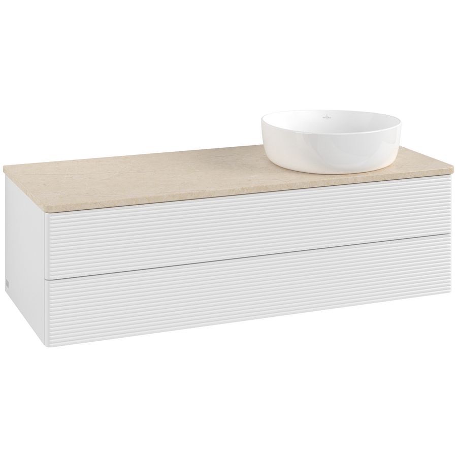Wastafelonderkast Antao 1200x360x500mm G.White.L L23113GF