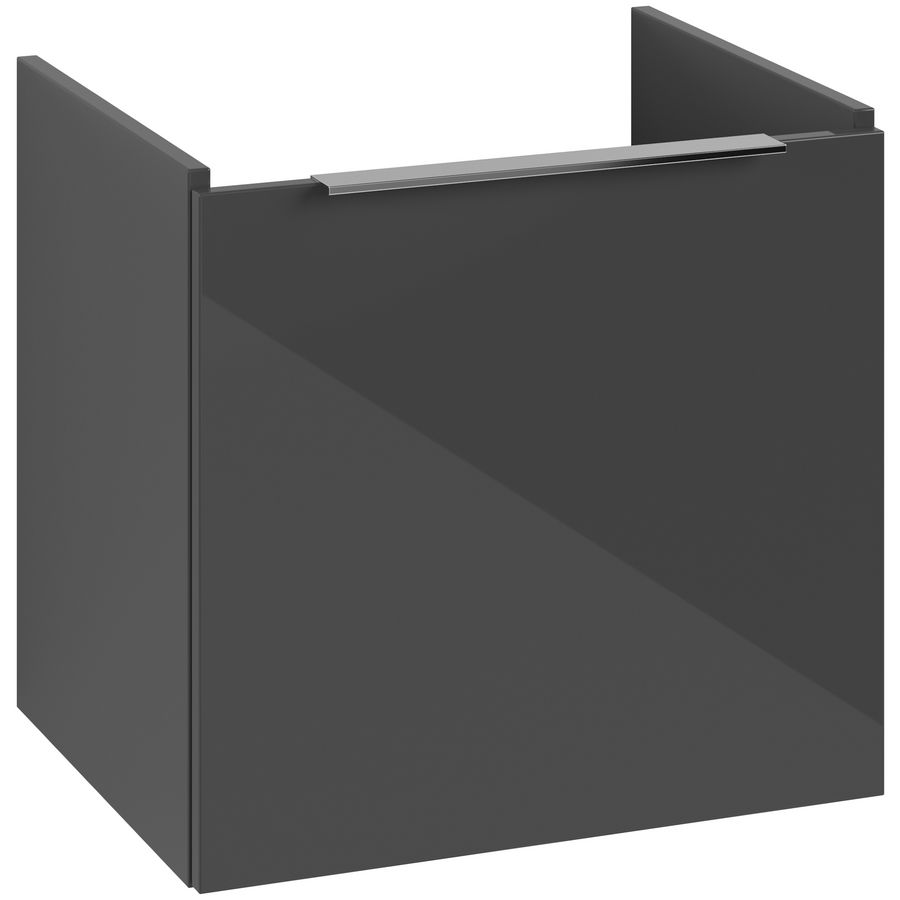 Wastafelonderkastkast ARCHITECTURA 500x470x397mm Grey greep alu. glans