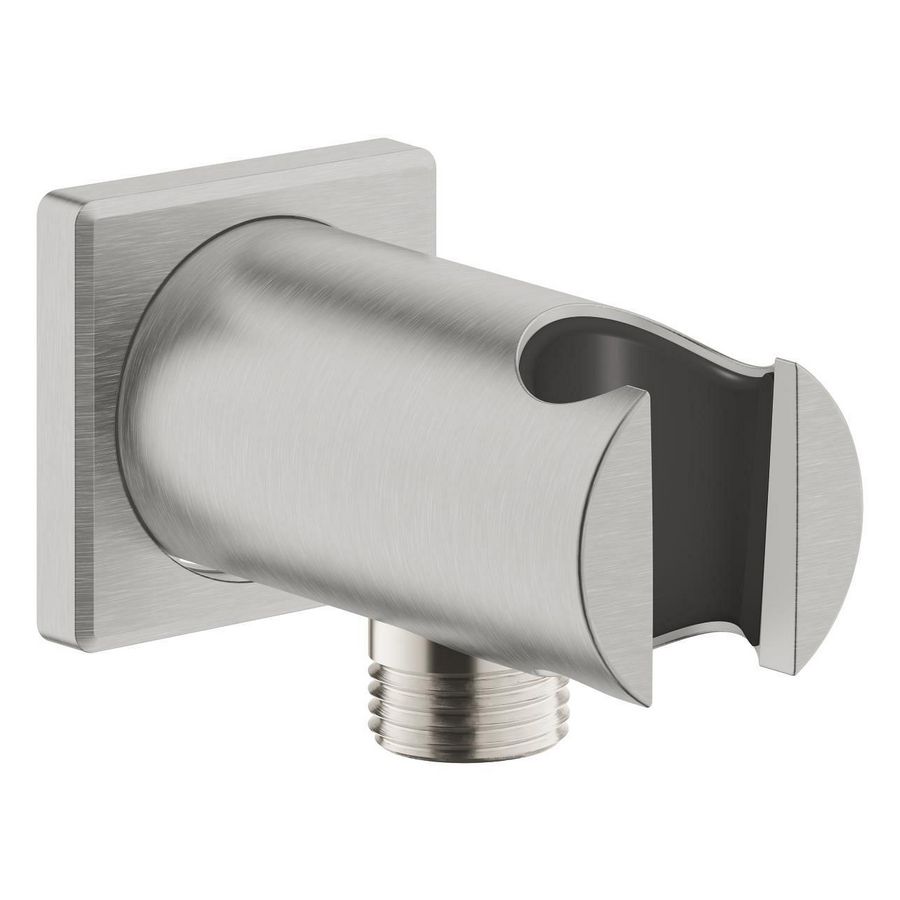 Rainshower Wandaans. m. Houder Vierkant, Supersteel