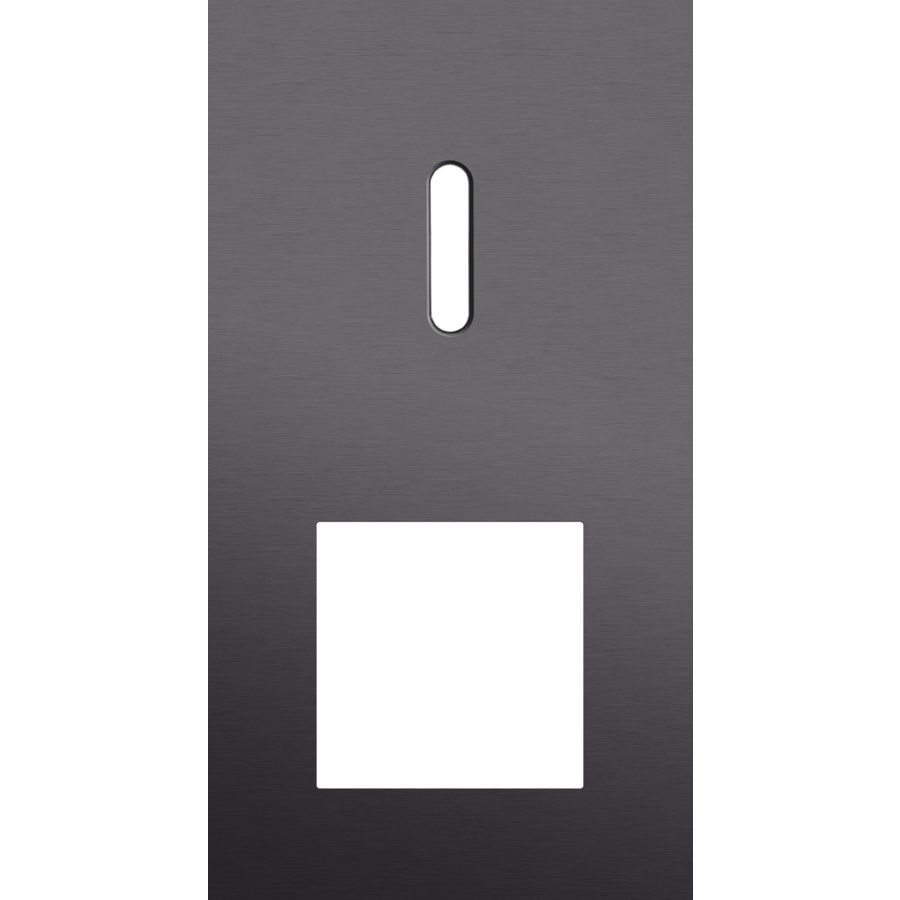 Afdekplaat 2-voud vertic. 71mm centerafst 224-56855