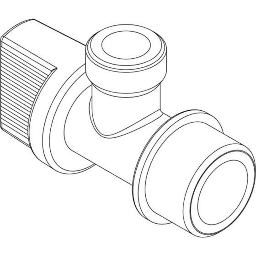Hoekstopkraan midden achter WISA 500/790/300/1036