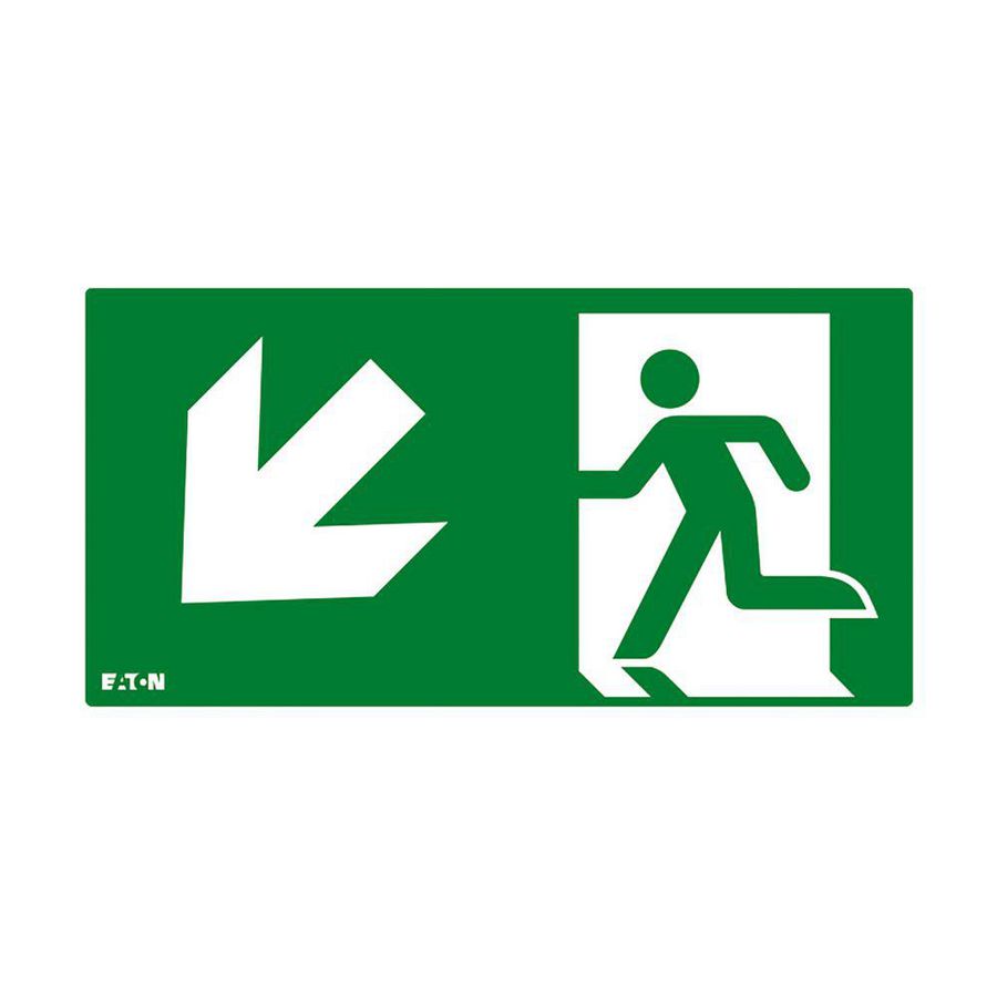 Inlegpictogram FlexiTech 20m ISO BC pijl links omlaag