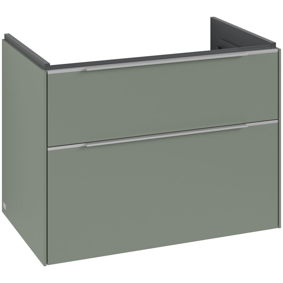Wastafelonderkastkast SUBWAY 3.0 772x576x478mm Soft Green C574L0AF greep alu. glans