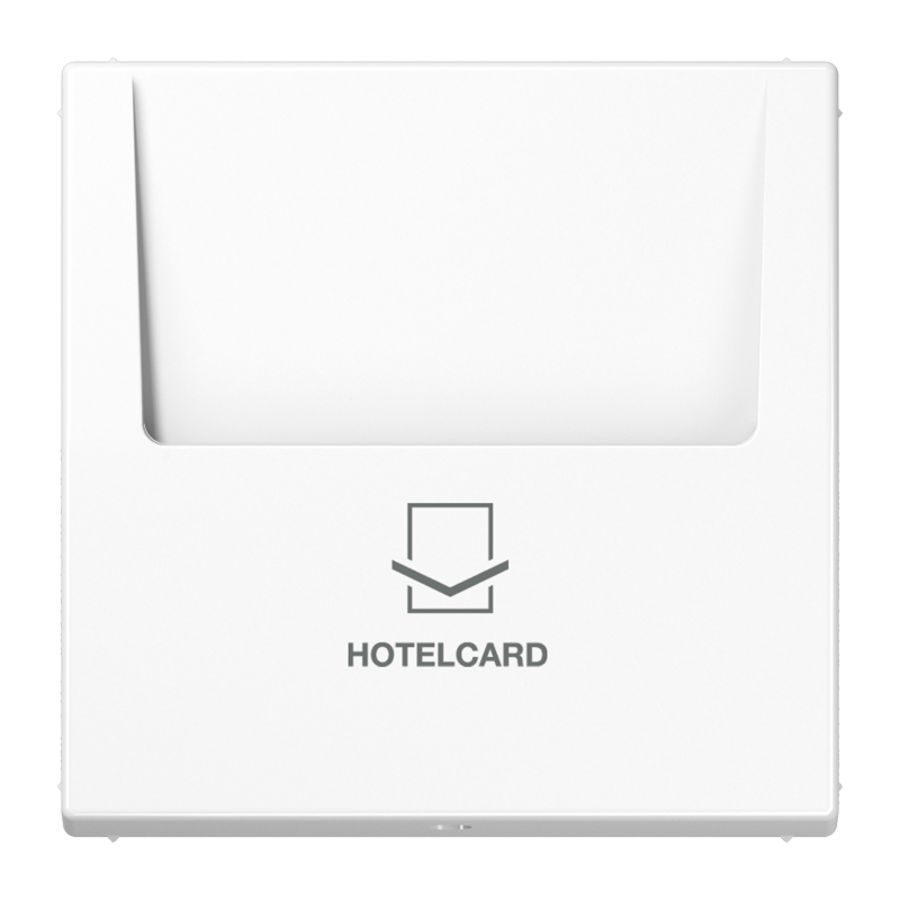 Afdekking alp.wit Hotelcard-schak LS990