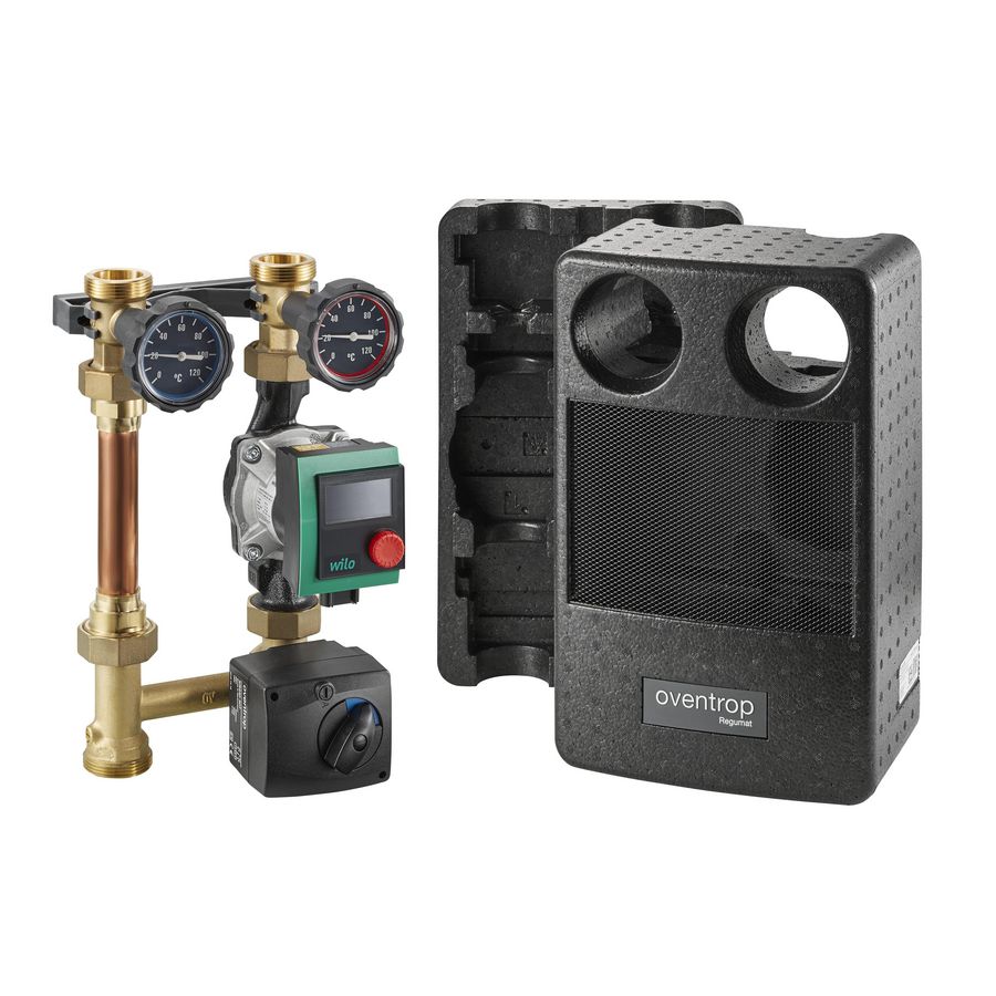 Regumat M3-180 station kort model Grundfos ALPHA2.1 25-60