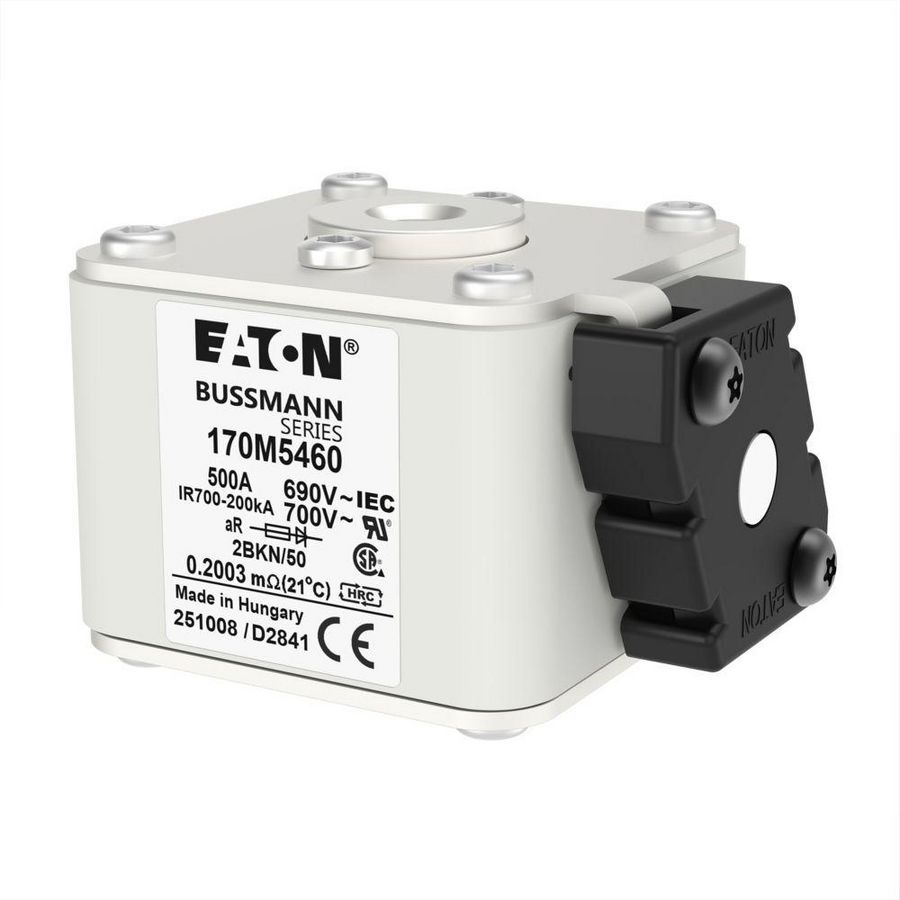 Zekering hoge snelheid 500A AC 690V 200kA 2 aR IEC UL VVE=6