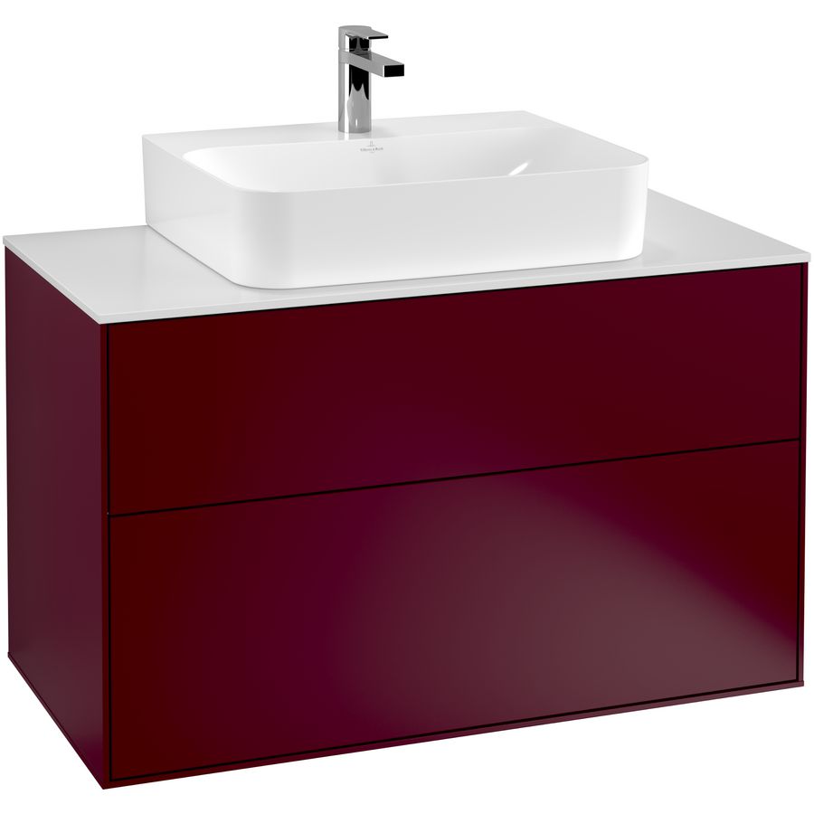 Wastafelonderkast Finion 1000x603x501mm Peony Matt Lacquer F10100HB