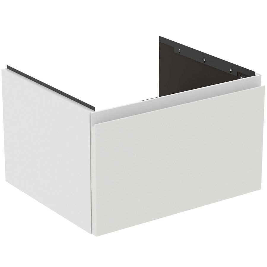 Wastafelmeubel 600x505x370mm matt white 1 lade Finesse